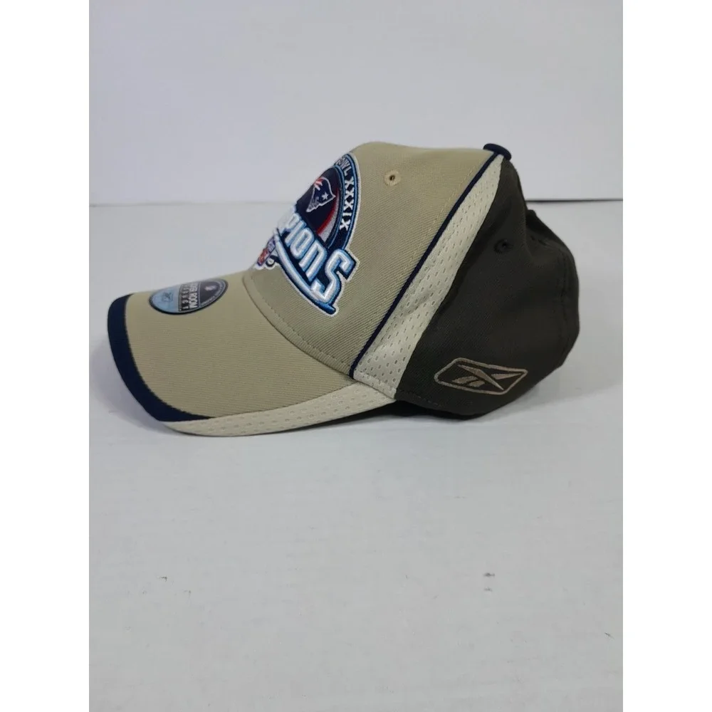 New England Patriots Super Bowl XXXIX Champions Reebok Adjustable Hat Cap NFL - Picture 3 of 8